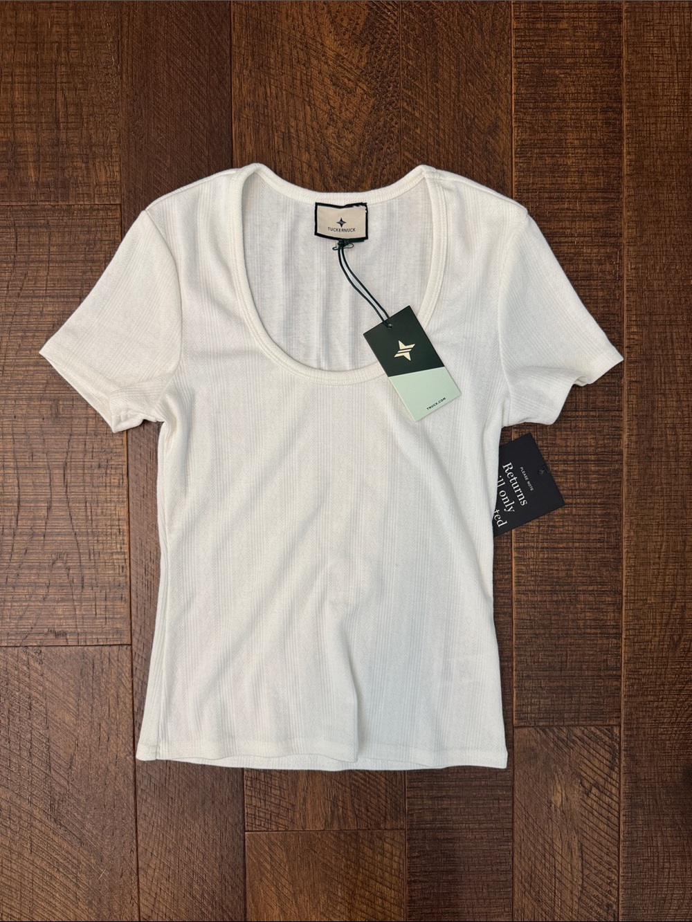 New Tuckernuck White Slim Fit Tee